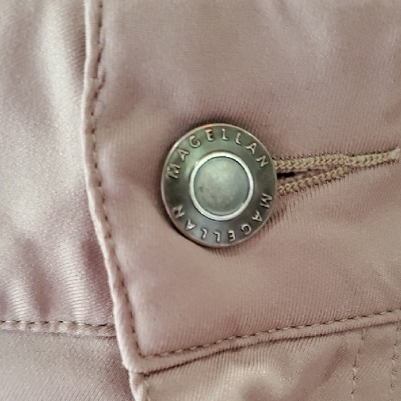 Magellan Outdoors Tan Polyester Pants Drawstring Leg Bottom Capri Length Large - Picture 4 of 14